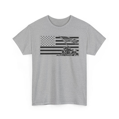 American Flag T‑Shirt — Vintage Military Memorial Tee