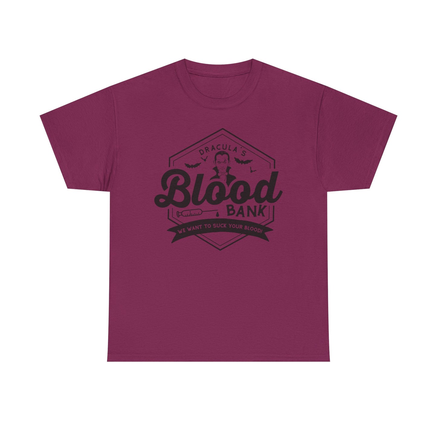 Blood Bank Tee — Dracula Vintage Vampire Graphic T-Shirt