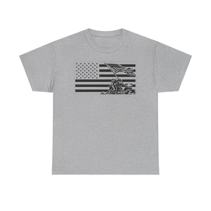 American Flag T‑Shirt — Vintage Military Memorial Tee