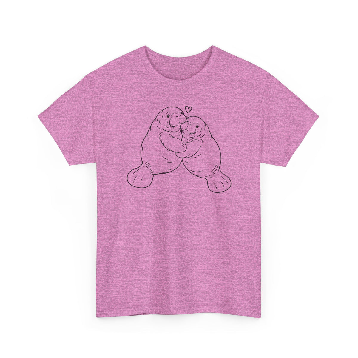 Chubby Mermaid Big Hug Lagoon Manatee T-Shirt