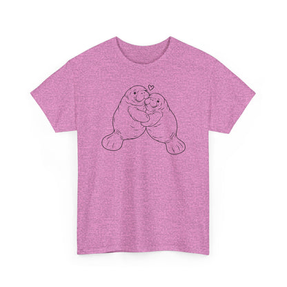 Chubby Mermaid Big Hug Lagoon Manatee T-Shirt