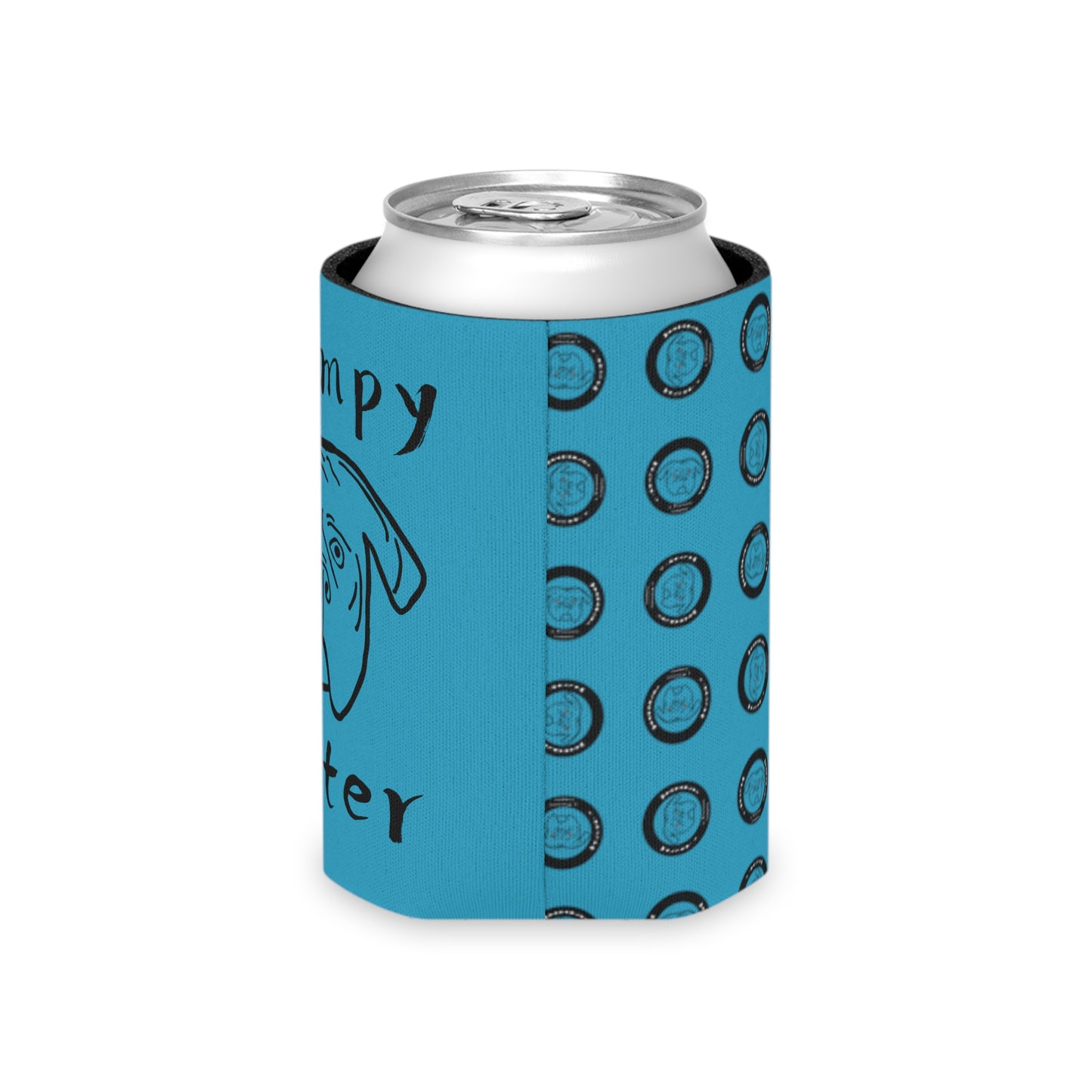 Grumpy Walter Can Cooler- Blue