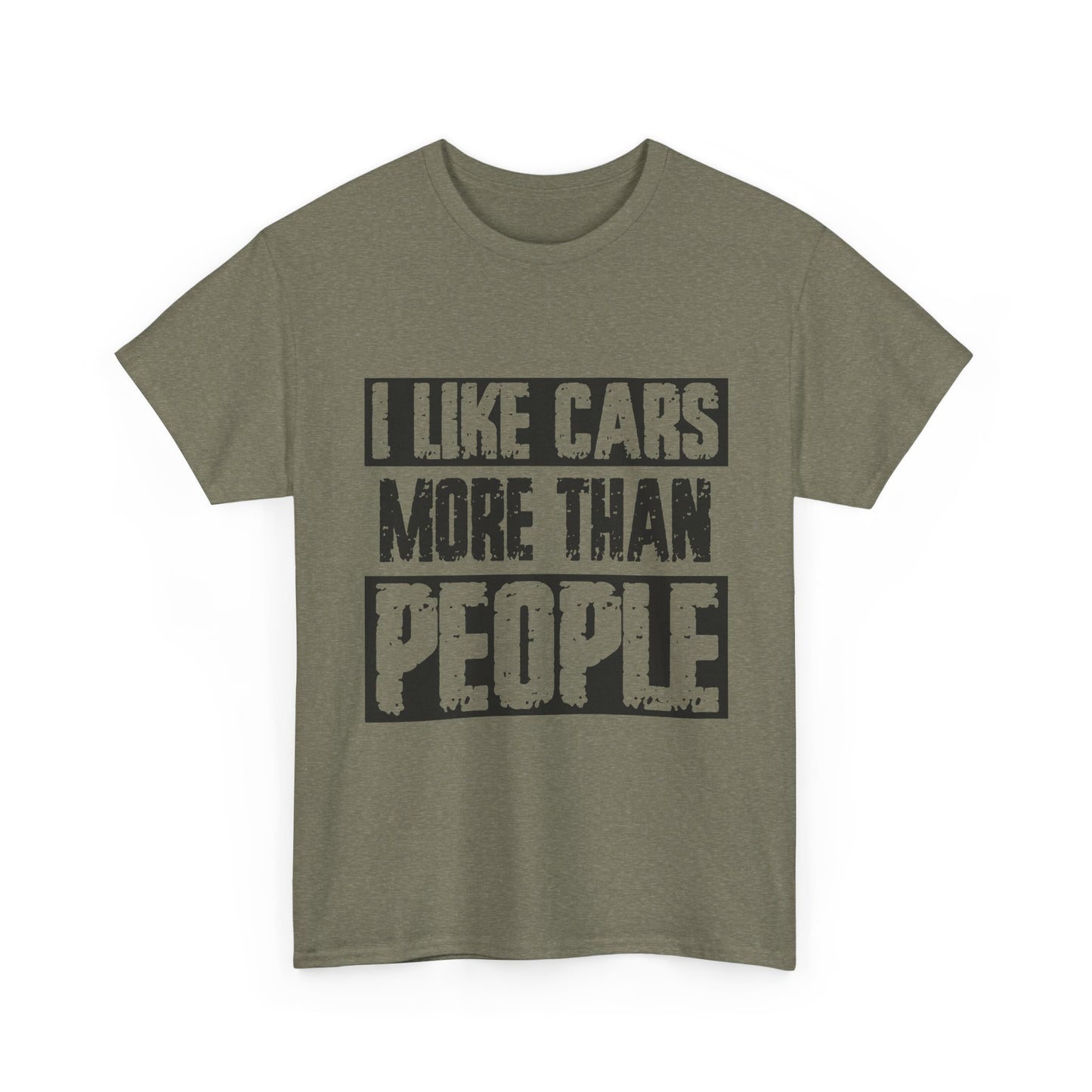 I Like Cars More Than People T-Shirt — Funny Car Lover Tee