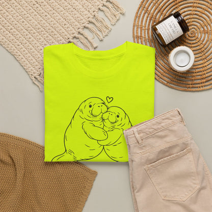Chubby Mermaid Big Hug Lagoon Manatee T-Shirt