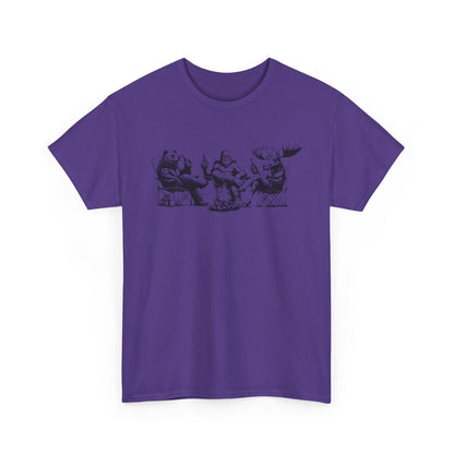 by the Fire T-Shirt — Whimsical Woodland Camping Tee