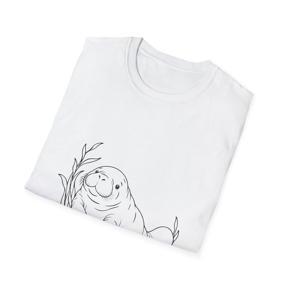 Chubby Mermaid Cozy Cove Manatee T-Shirt
