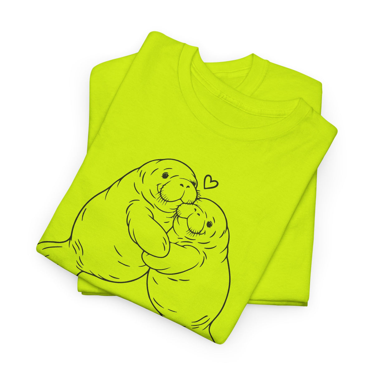 Chubby Mermaid Big Hug Lagoon Manatee T-Shirt
