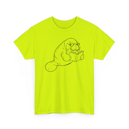 Chubby Mermaid Bookworm Buoyancy Manatee T-Shirt