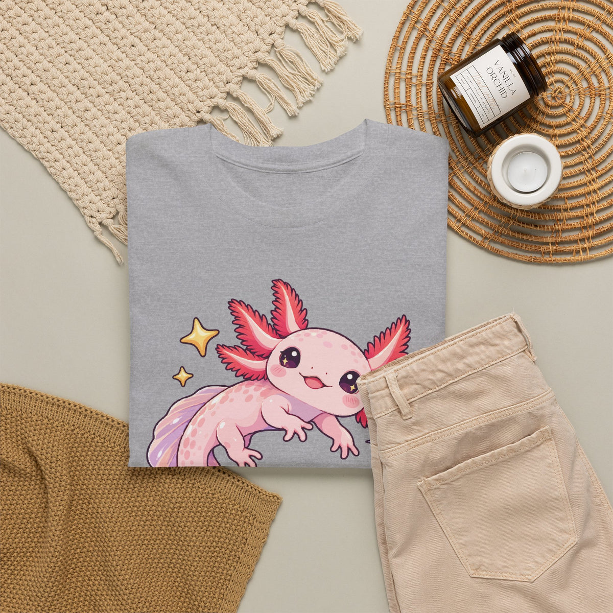 Axolotl Starry Swimmer T-Shirt