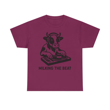 Milking the Beat DJ Cow T-Shirt