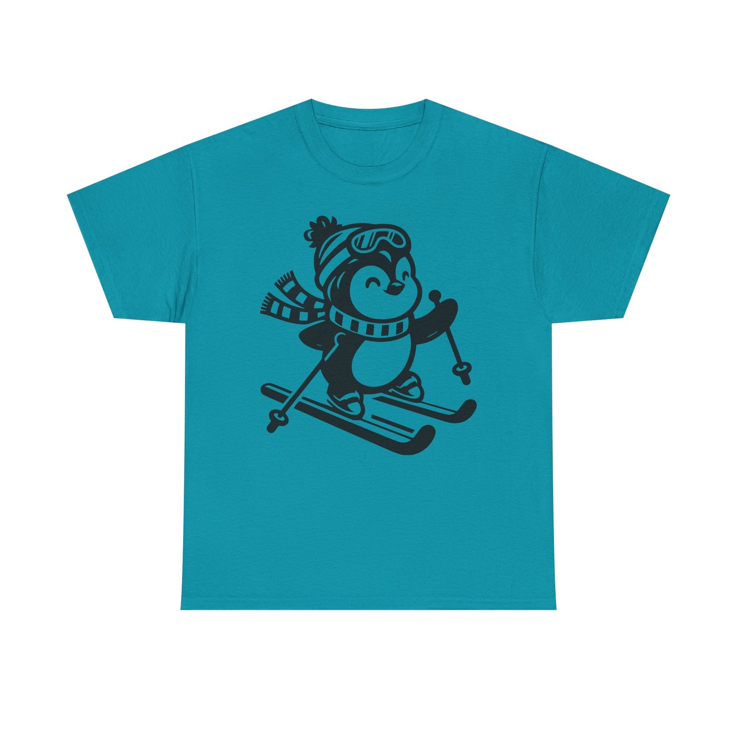 Skiing Penguin T-Shirt – Cute Winter Ski Tee