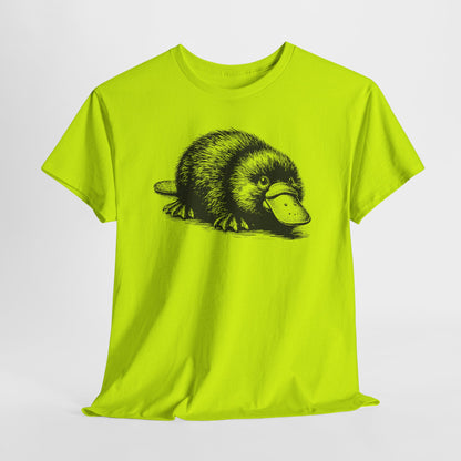Platypus Sketch Tee — Vintage Wildlife Graphic T-Shirt