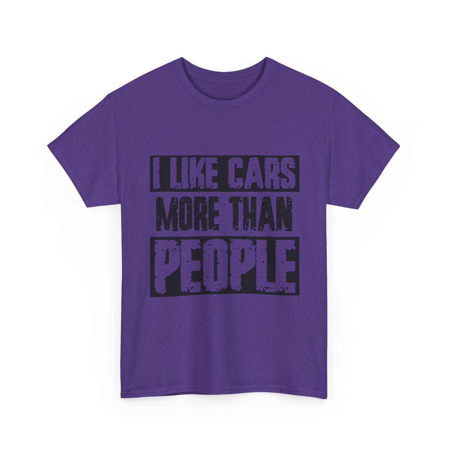 I Like Cars More Than People T-Shirt — Funny Car Lover Tee