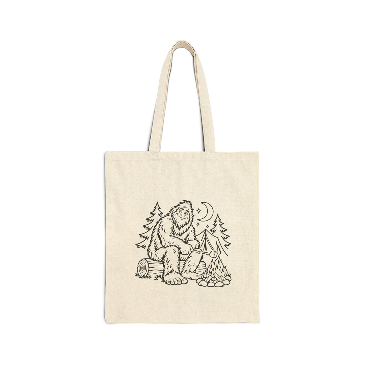 Bigfoot Campfire Companion Tote Bag