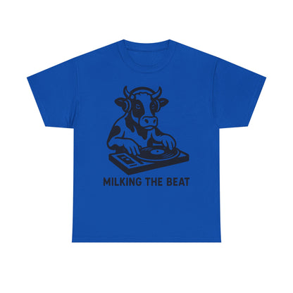 Milking the Beat DJ Cow T-Shirt