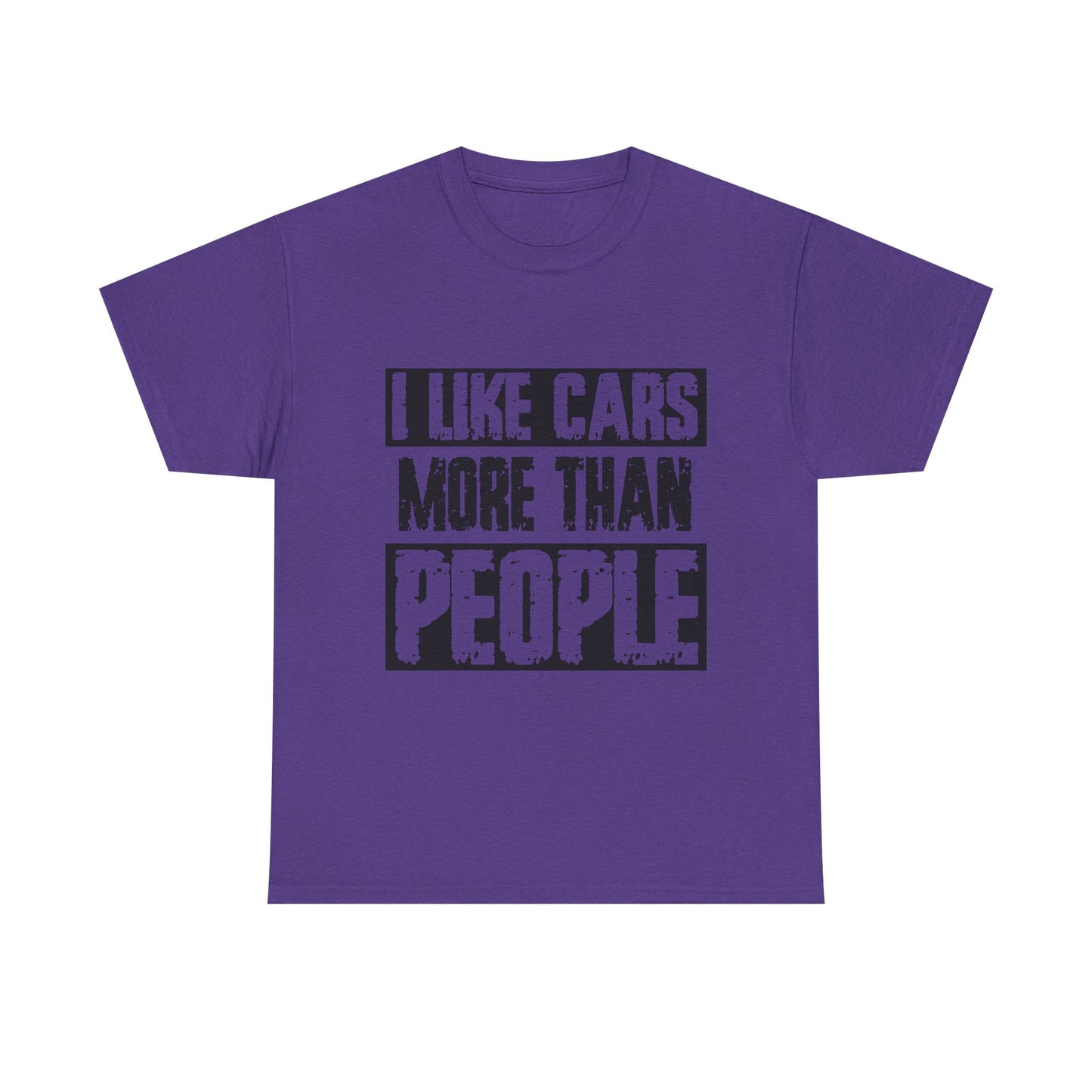 I Like Cars More Than People T-Shirt — Funny Car Lover Tee
