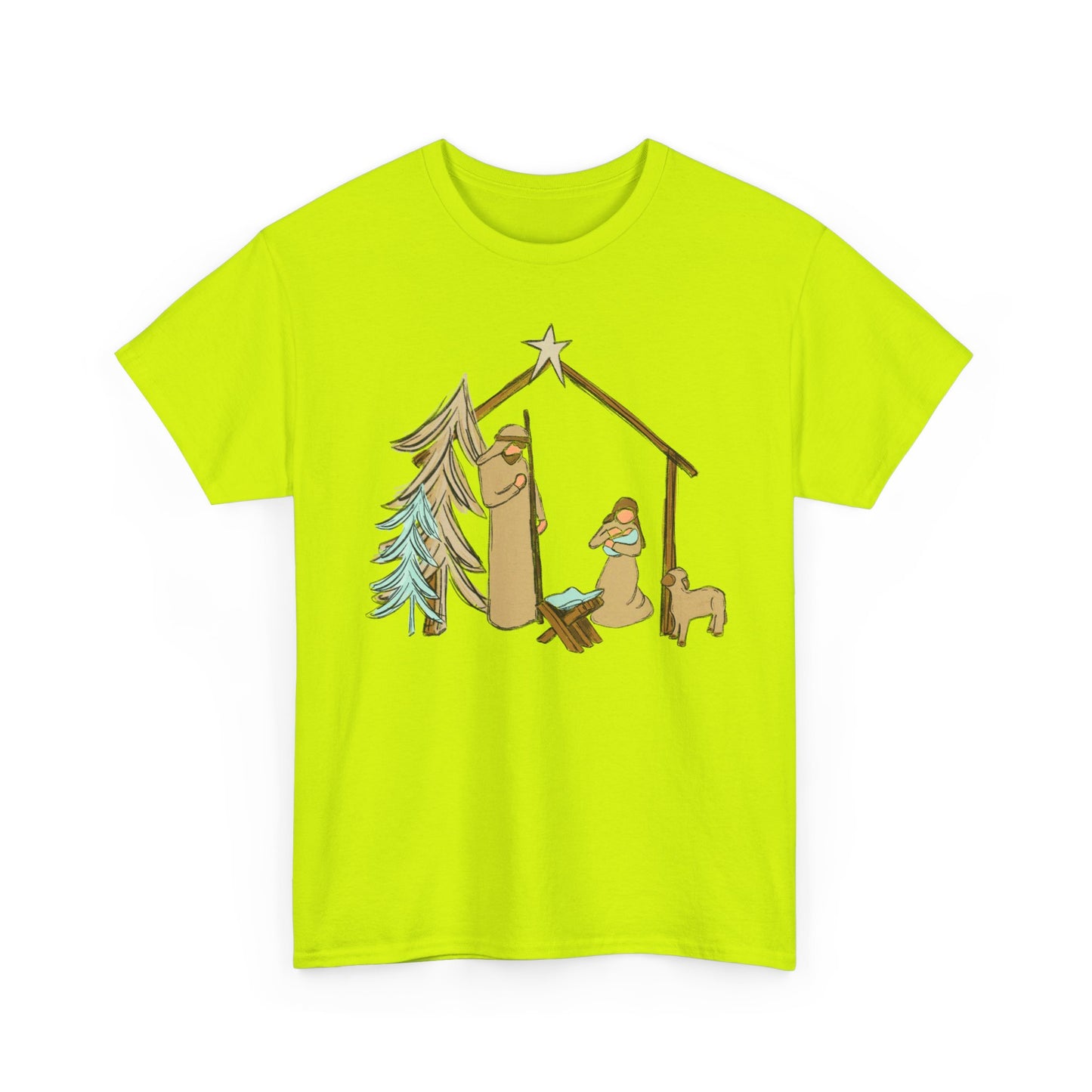 Nativity Llama Christmas Tee — Cute Holiday Nativity Alpaca Shirt