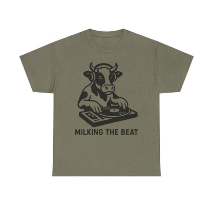 Milking the Beat DJ Cow T-Shirt