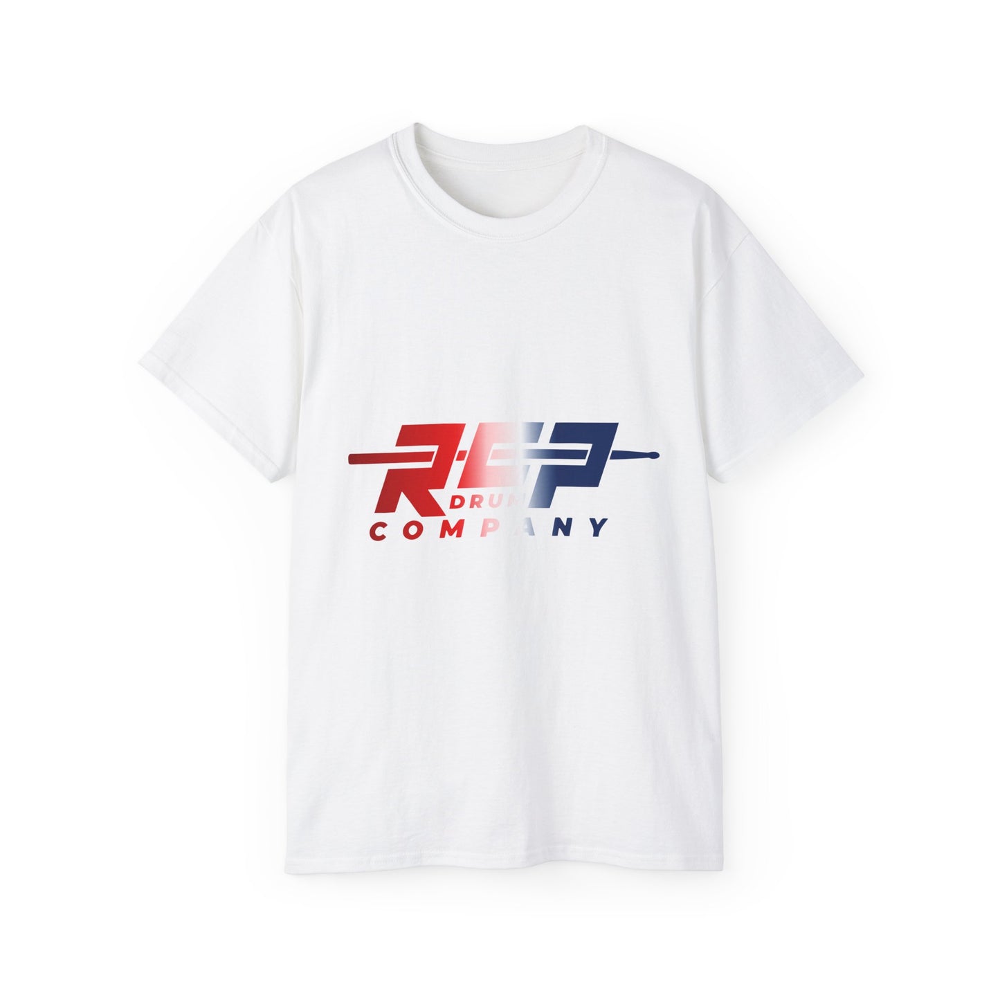 R&P Company Retro Logo Tee - Patriotic Red & Blue Graphic T-Shirt