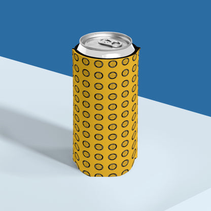 Walter Slim Can Cooler- Yellow