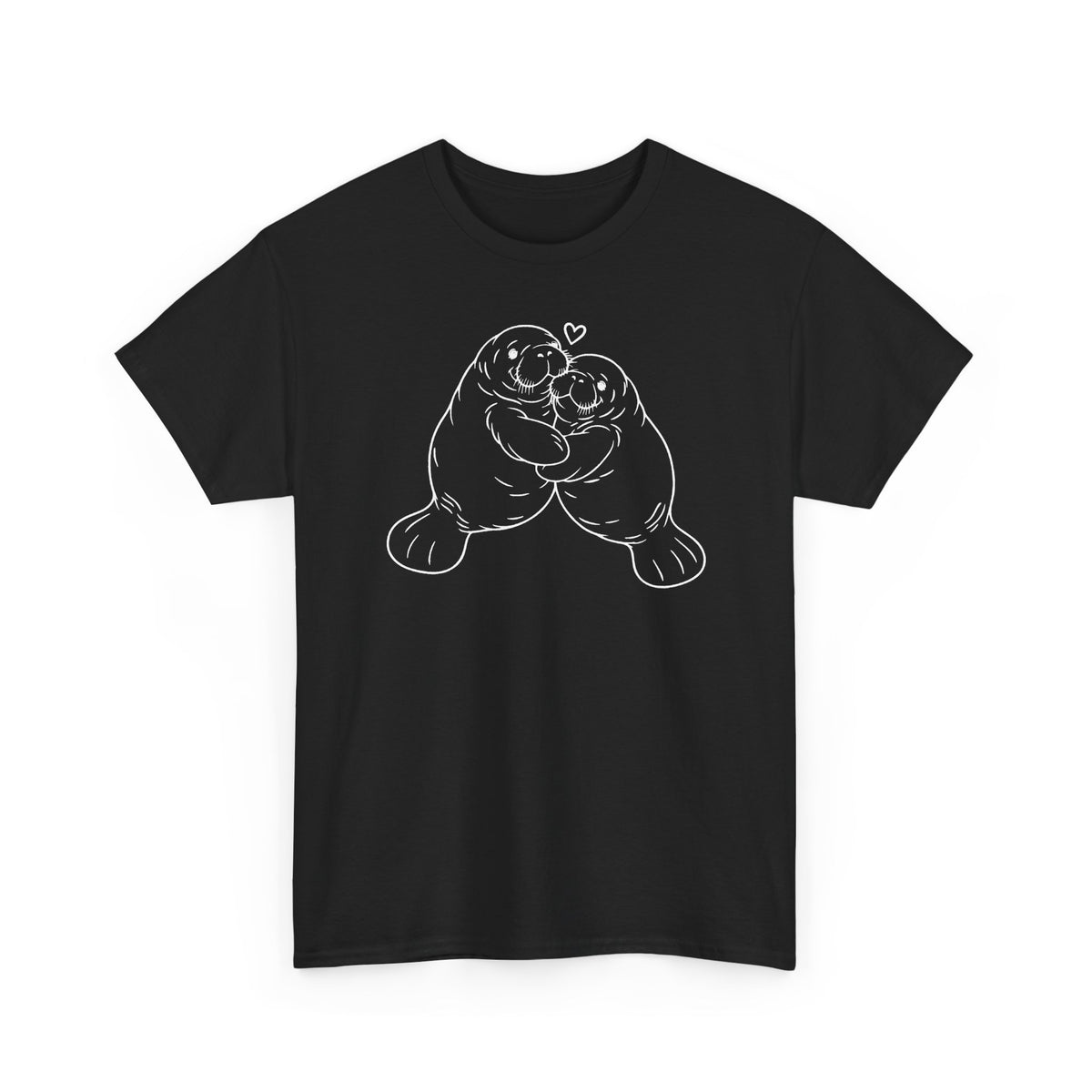 Chubby Mermaid Big Hug Lagoon Manatee T-Shirt