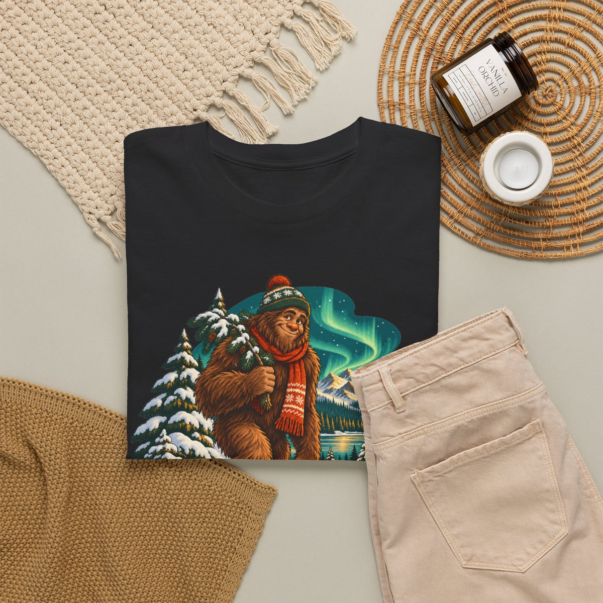 Bigfoot Snow Day Sasquatch T-Shirt