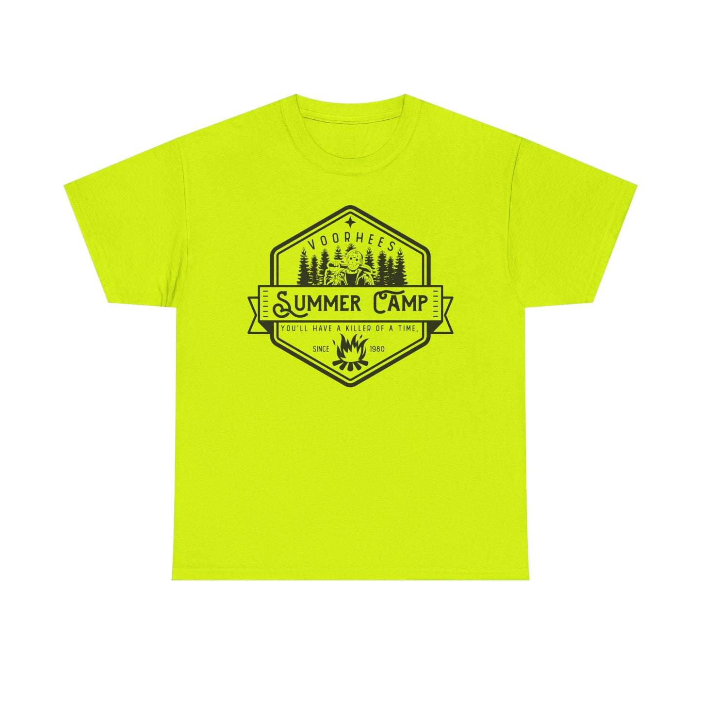 Summer Camp Badge T-Shirt — Woodhees Camp Graphic Tee