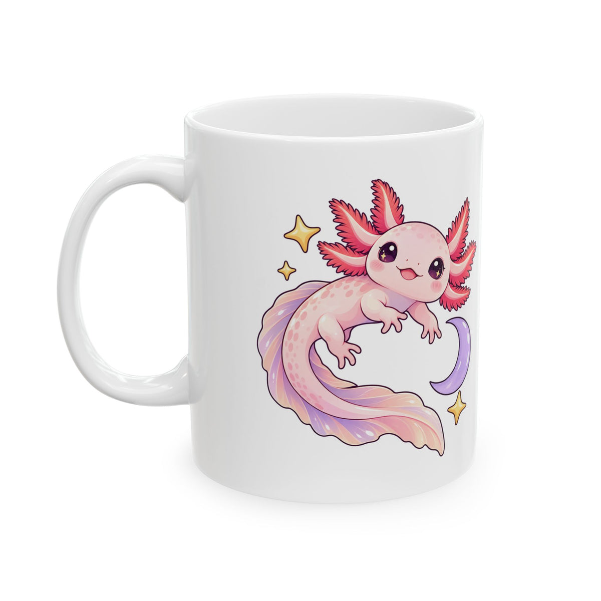 Axolotl Starry Swimmer Mug