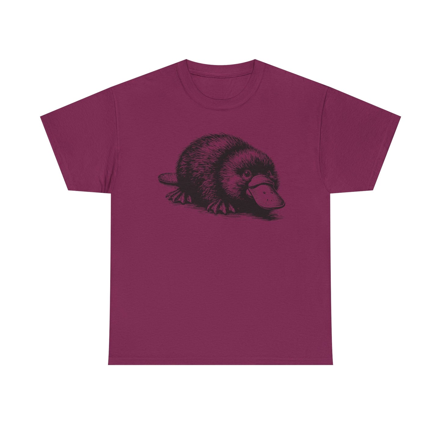 Platypus Sketch Tee — Vintage Wildlife Graphic T-Shirt