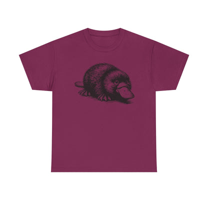 Platypus Sketch Tee — Vintage Wildlife Graphic T-Shirt