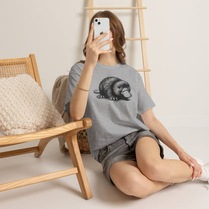Platypus Sketch Tee — Vintage Wildlife Graphic T-Shirt