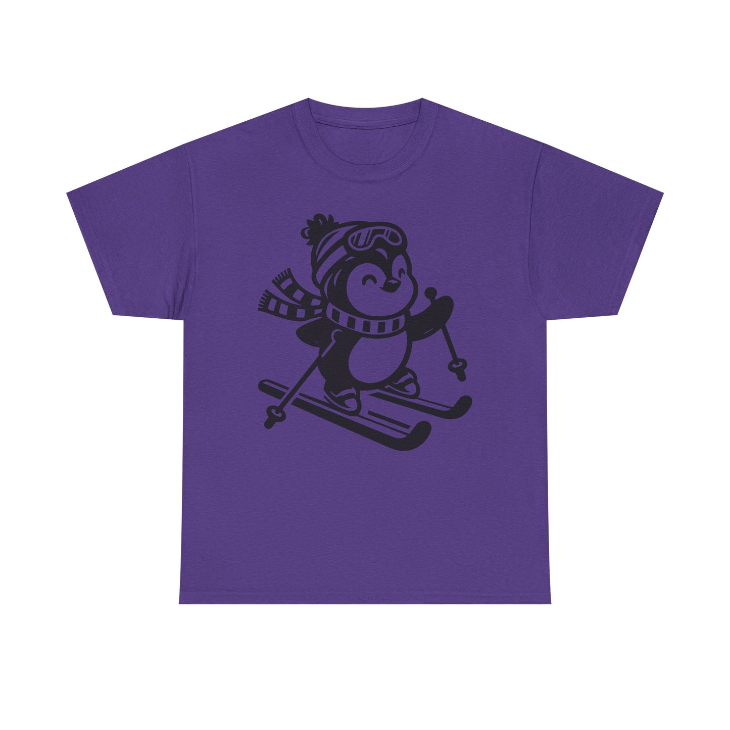 Skiing Penguin T-Shirt – Cute Winter Ski Tee