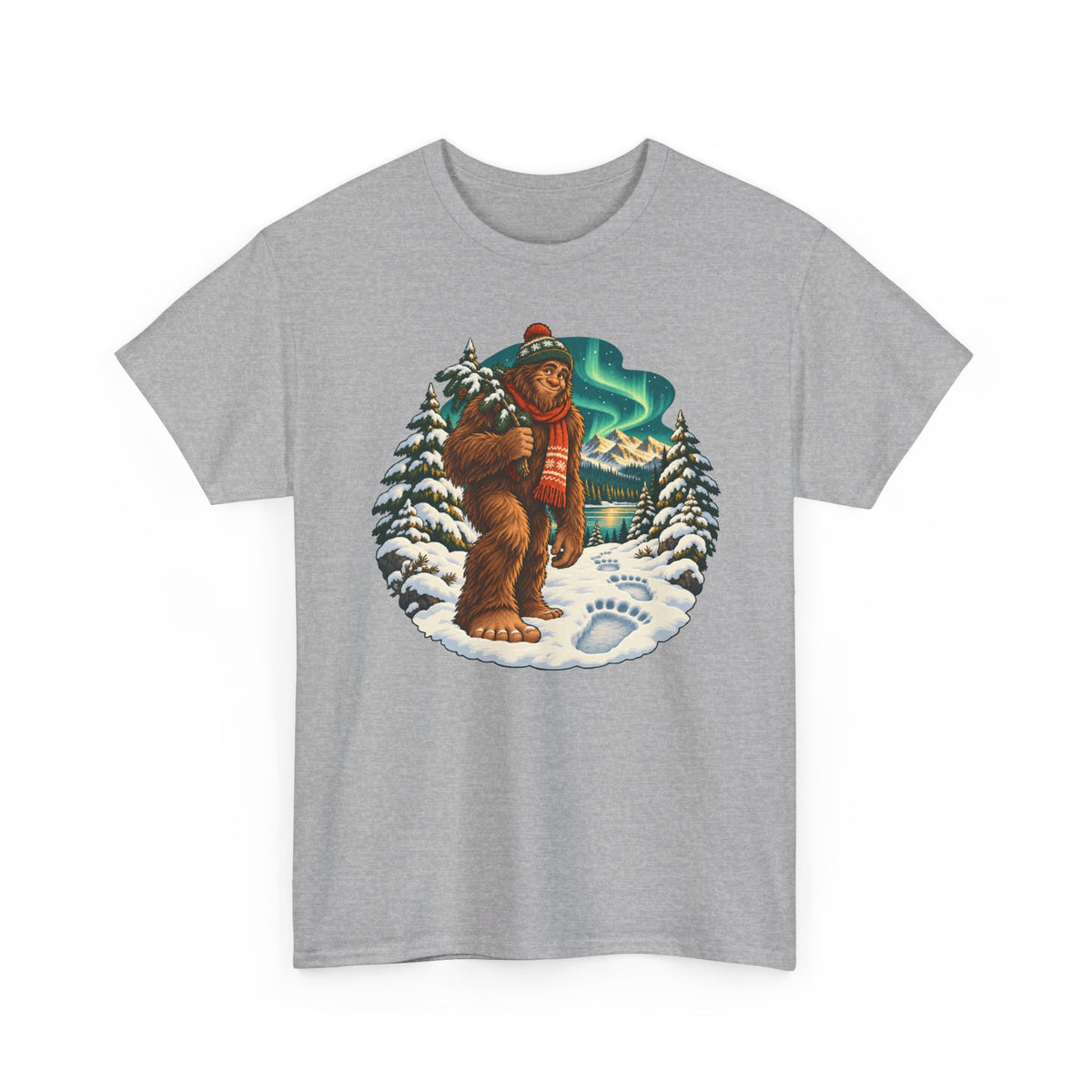 Bigfoot Snow Day Sasquatch T-Shirt