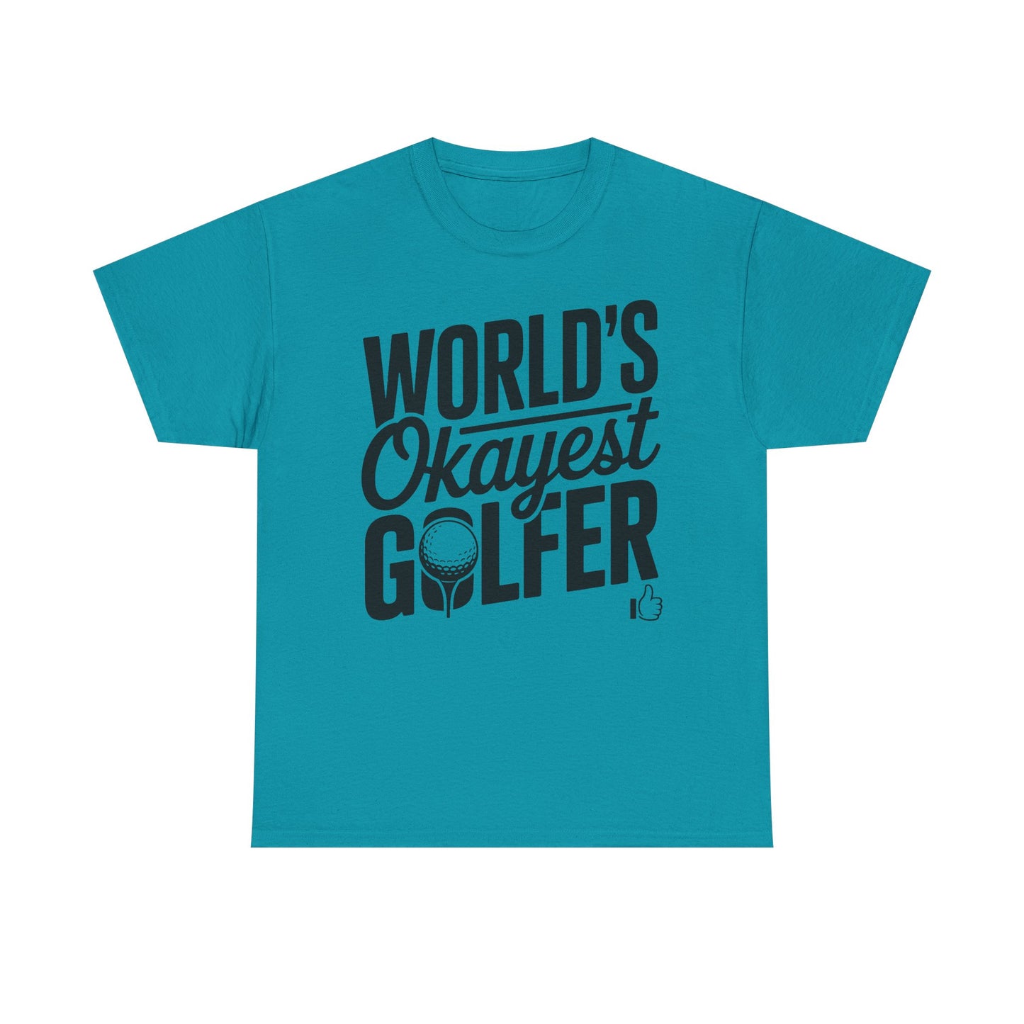 World's Okayest Golfer T-Shirt — Funny Golf Tee Gift