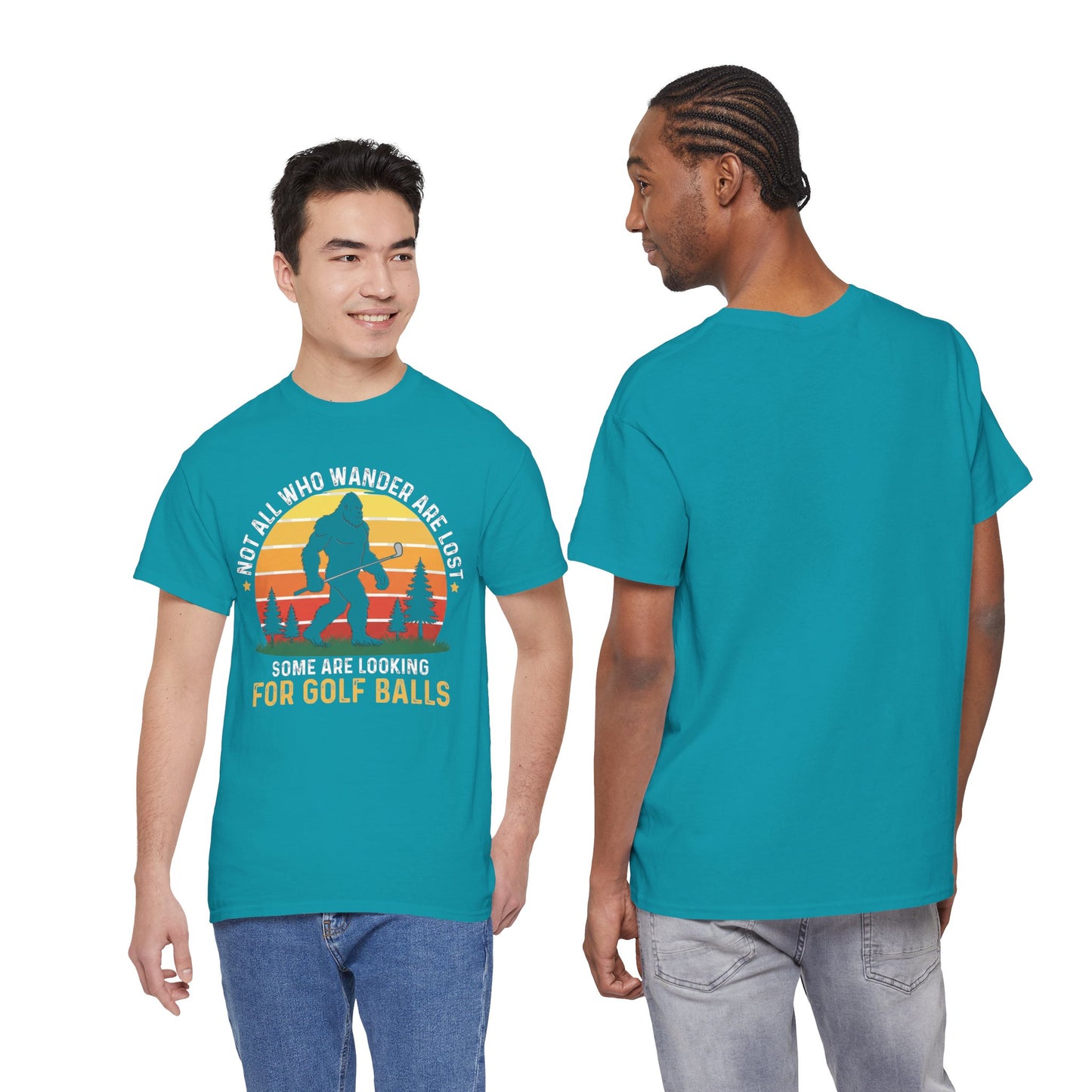 Golf Ball Hunting T‑Shirt — “Not All Who Wander Are Lost… Some Are Looking For Golf Balls”