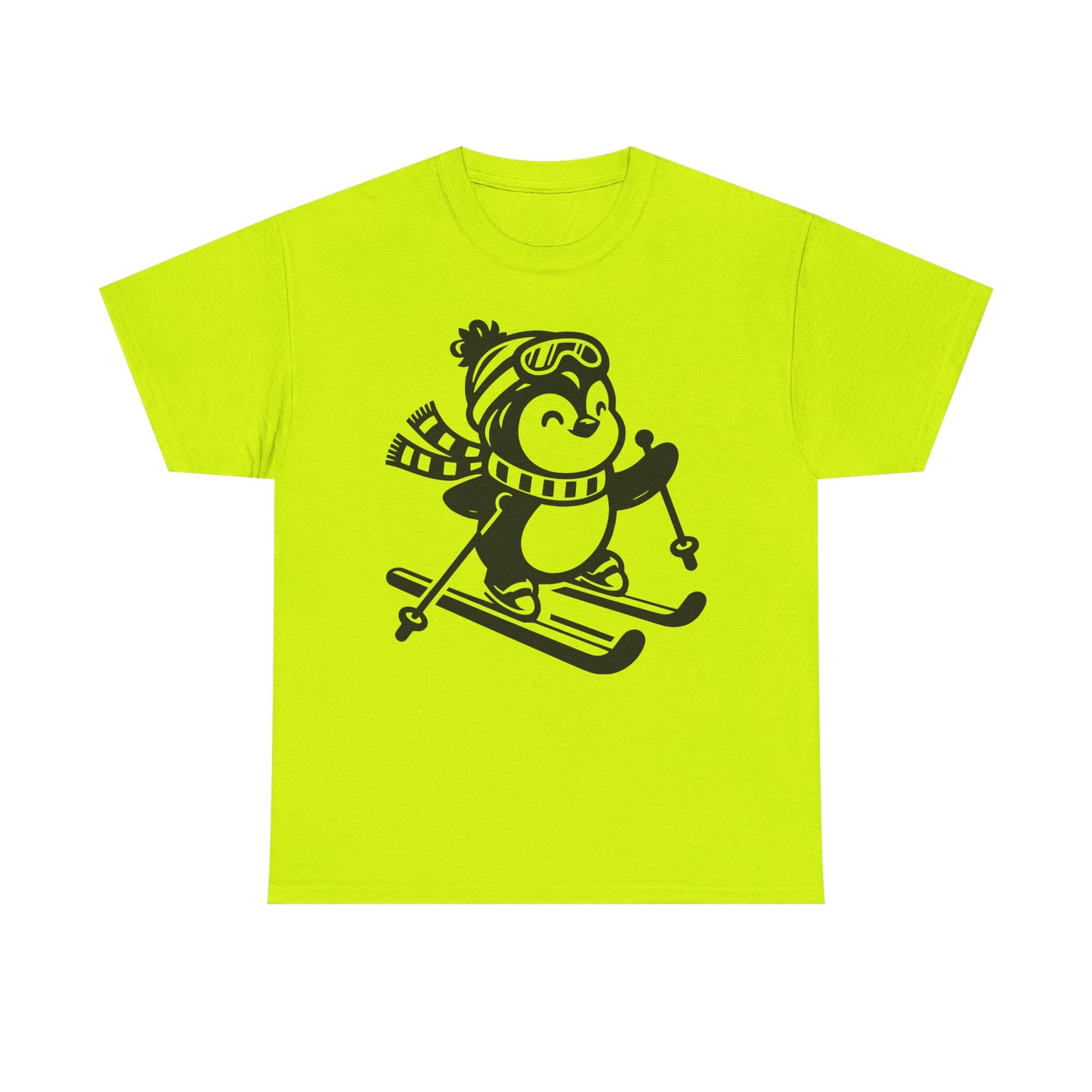 Skiing Penguin T-Shirt – Cute Winter Ski Tee
