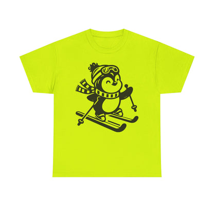 Skiing Penguin T-Shirt – Cute Winter Ski Tee