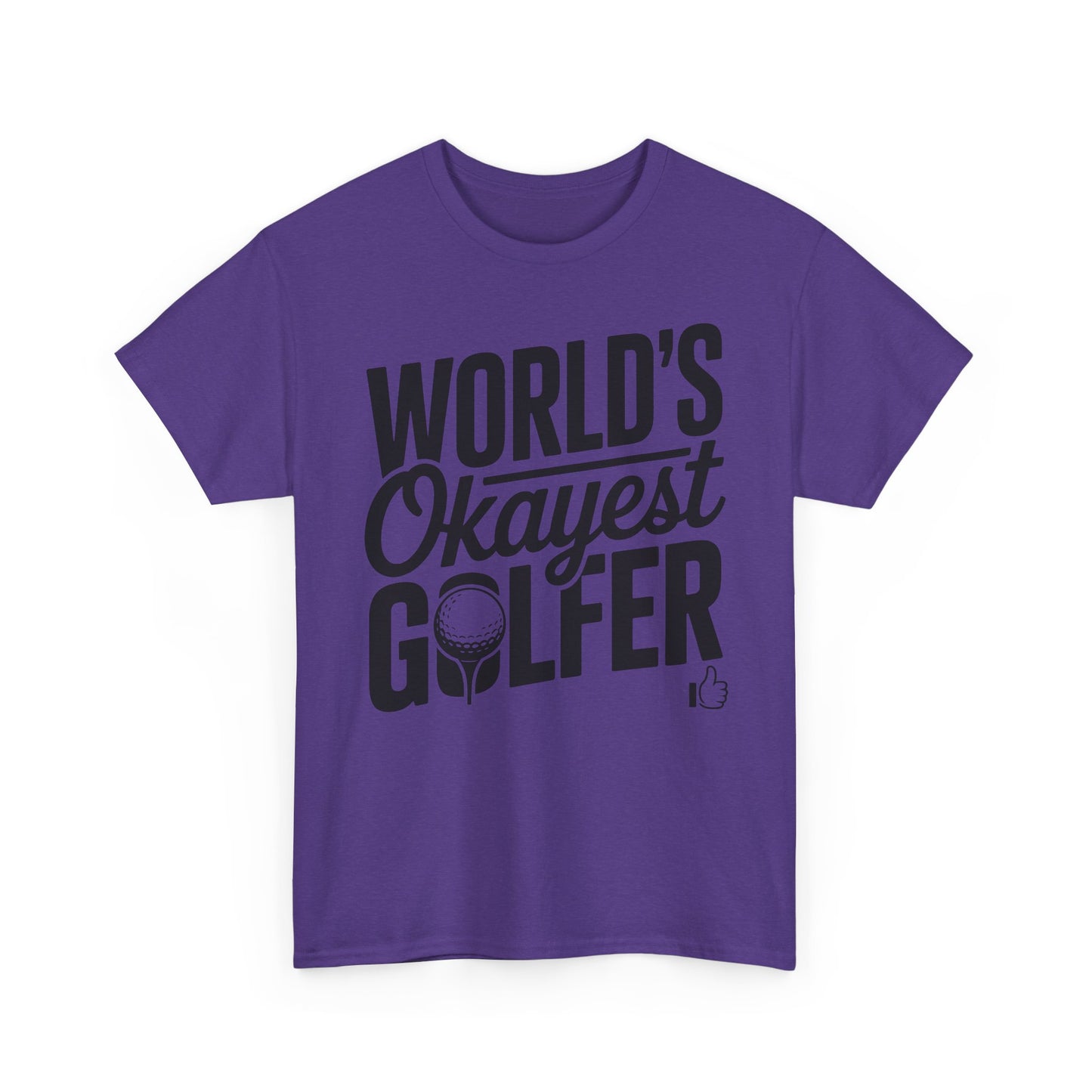 World's Okayest Golfer T-Shirt — Funny Golf Tee Gift