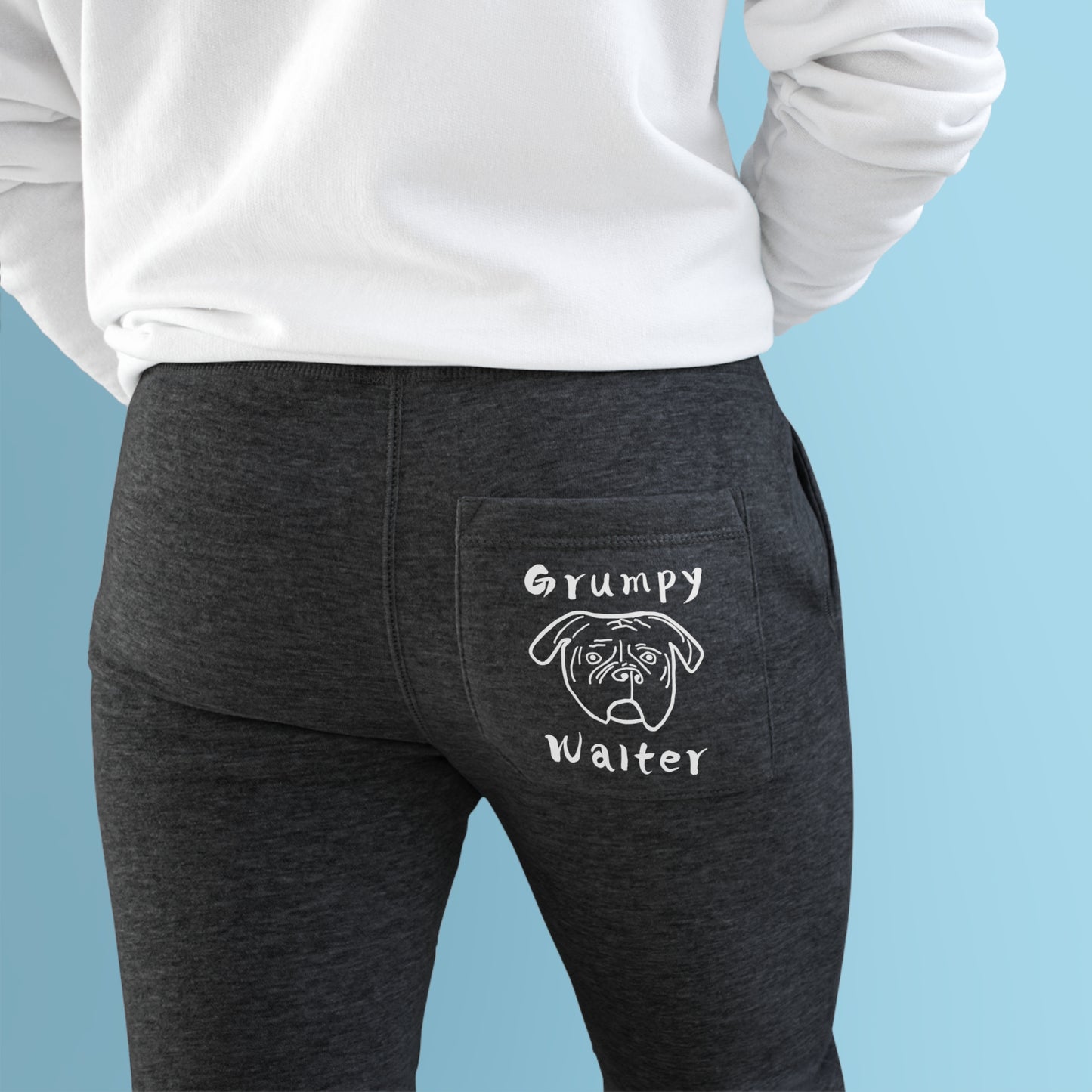 Grumpy Walter Unisex Fleece Joggers