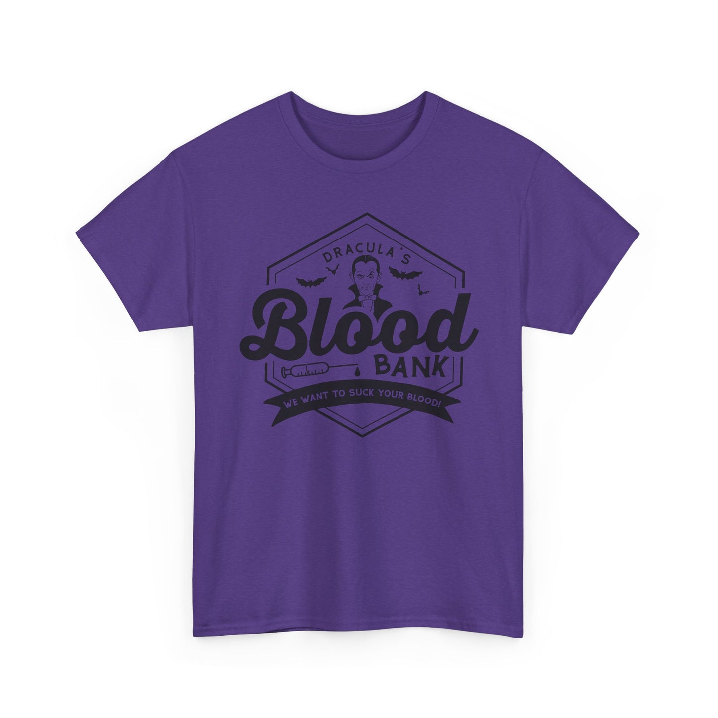 Blood Bank Tee — Dracula Vintage Vampire Graphic T-Shirt