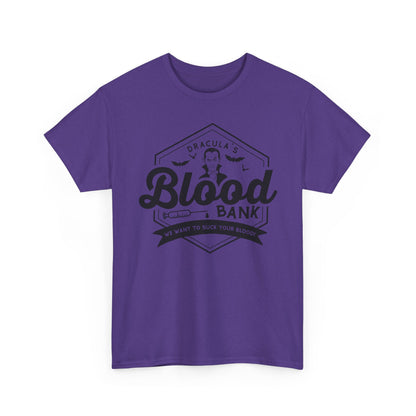 Blood Bank Tee — Dracula Vintage Vampire Graphic T-Shirt