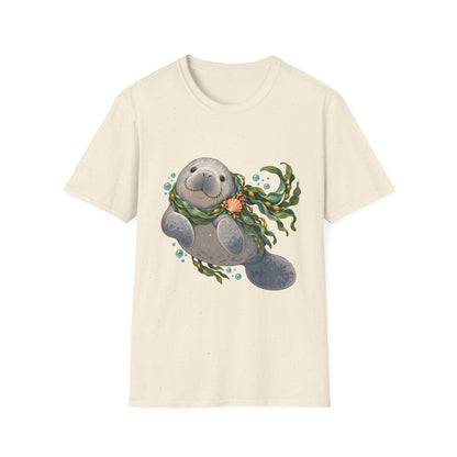 Chubby Mermaid Cozy Kelp Scarf Manatee T-Shirt
