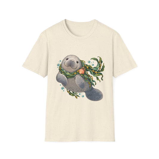 Chubby Mermaid Cozy Kelp Scarf Manatee T-Shirt