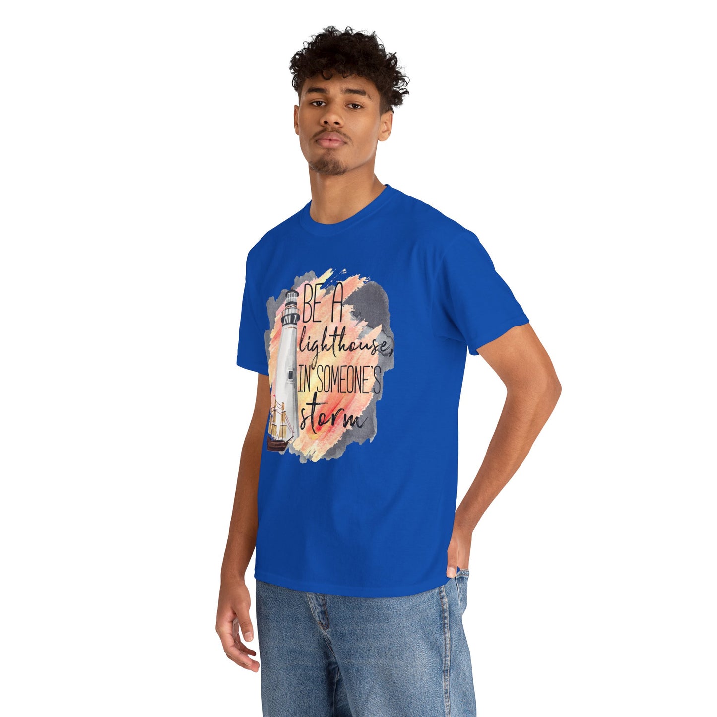 Lighthouse “Be A Lighthouse In Someone’s Storm” T‑Shirt