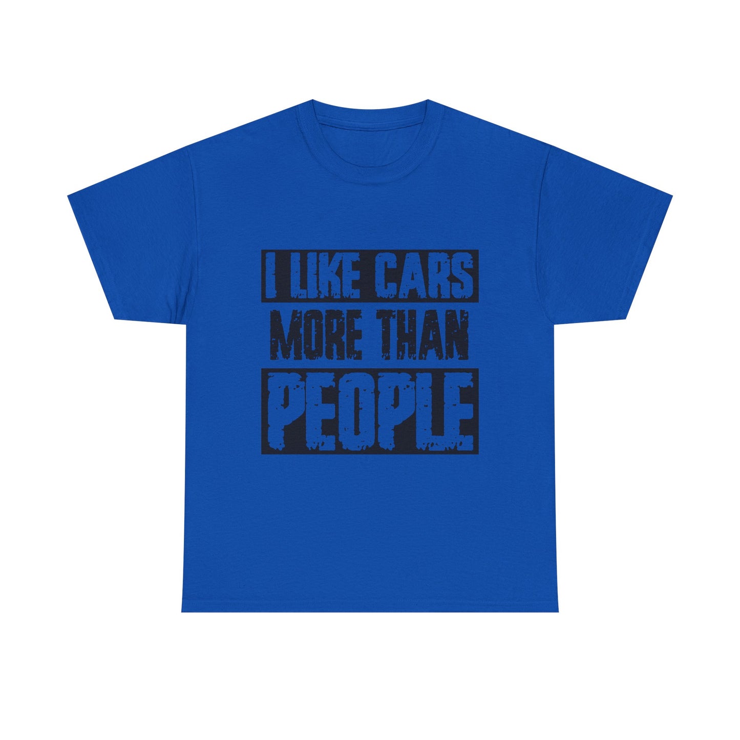 I Like Cars More Than People T-Shirt — Funny Car Lover Tee