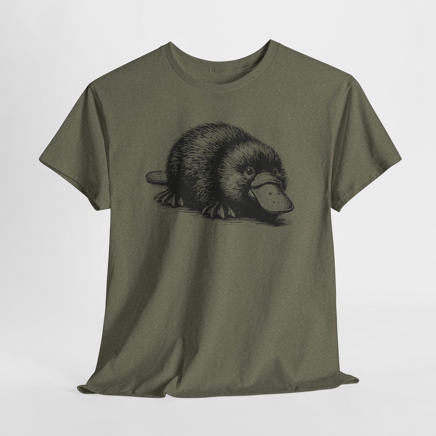 Platypus Sketch Tee — Vintage Wildlife Graphic T-Shirt