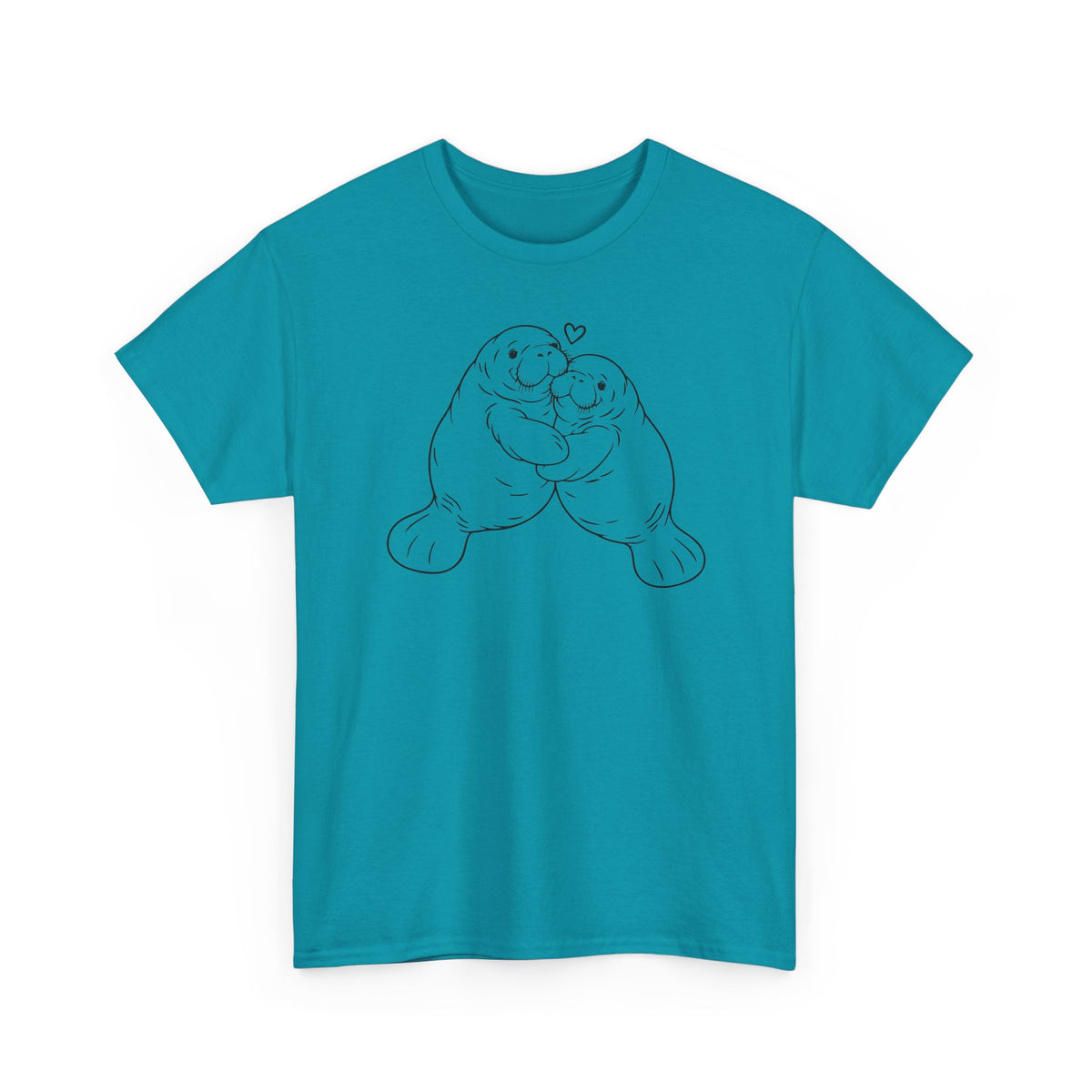 Chubby Mermaid Big Hug Lagoon Manatee T-Shirt