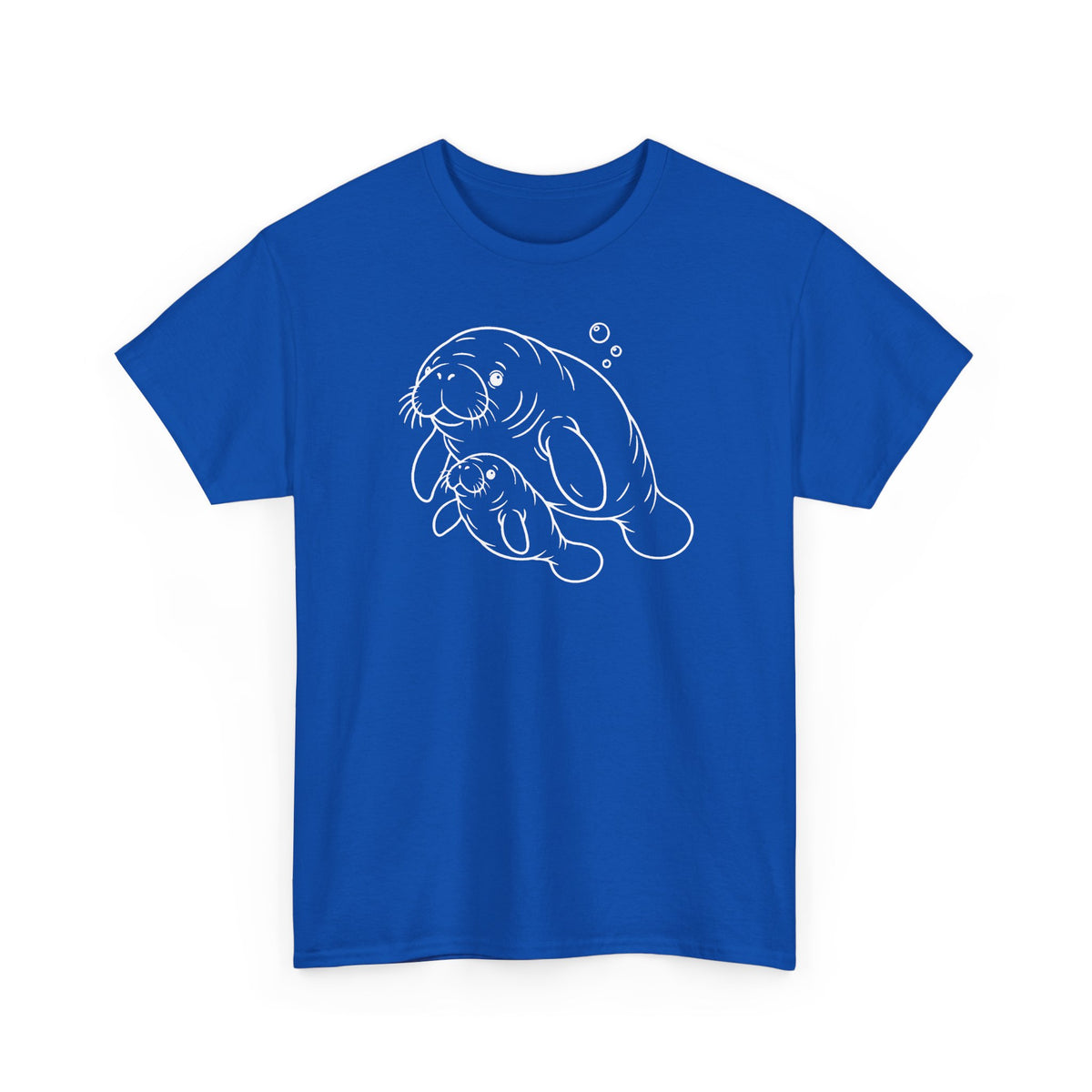 Chubby Mermaid Little Lagoon Family Manatee T-Shirt