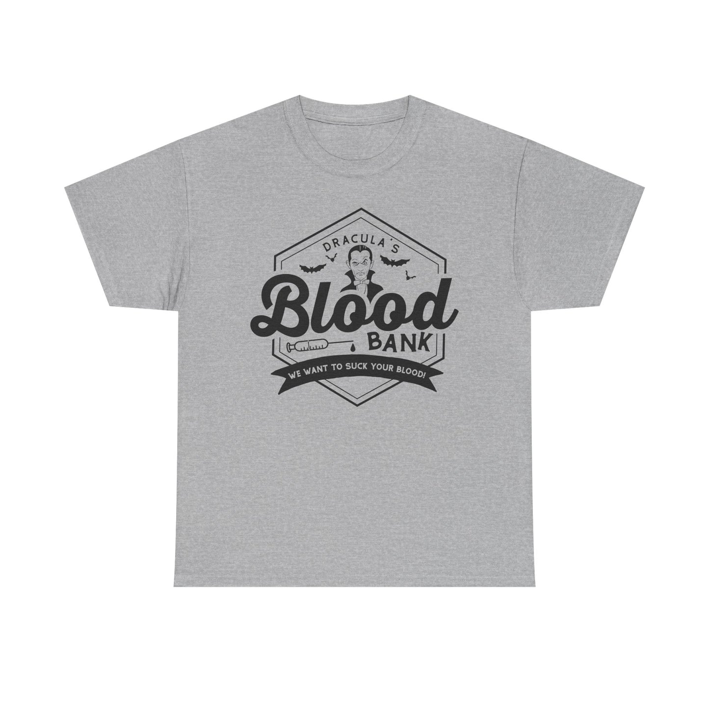 Blood Bank Tee — Dracula Vintage Vampire Graphic T-Shirt