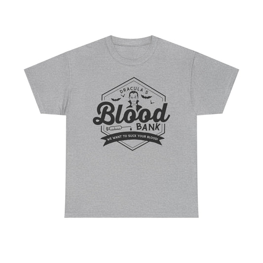 Blood Bank Tee — Dracula Vintage Vampire Graphic T-Shirt